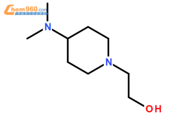 2-(4-二甲基氨基-哌啶-1-基)-乙醇結構式